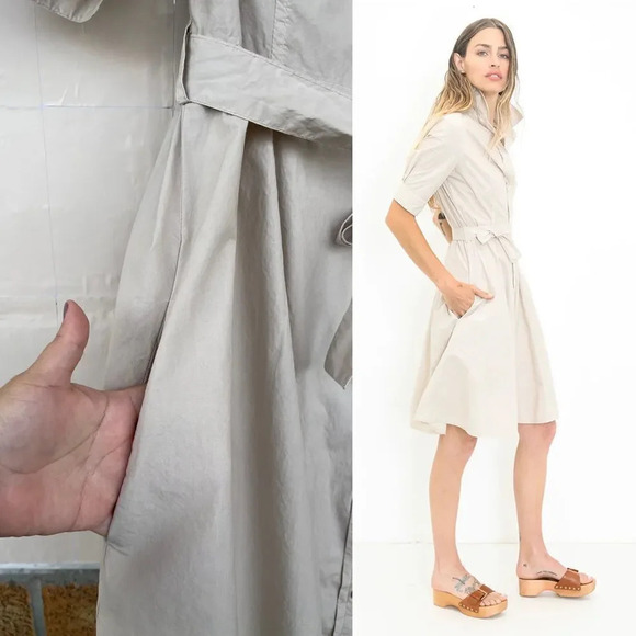 A SHIRT THING SUZANNE PARACHUTE - SAND LARGE - Picture 5 of 17